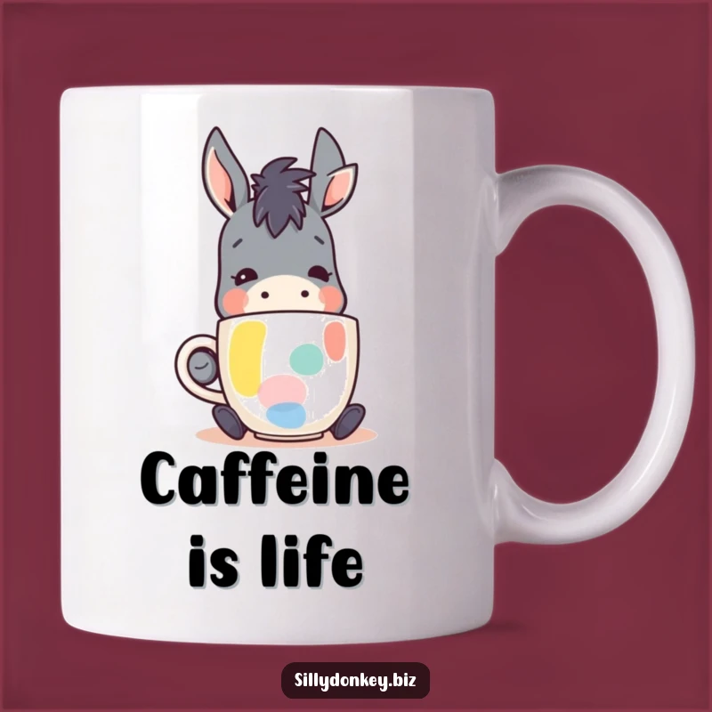 Funny Coffee Lover Donkey Mug: Sip Your Joy with Humor