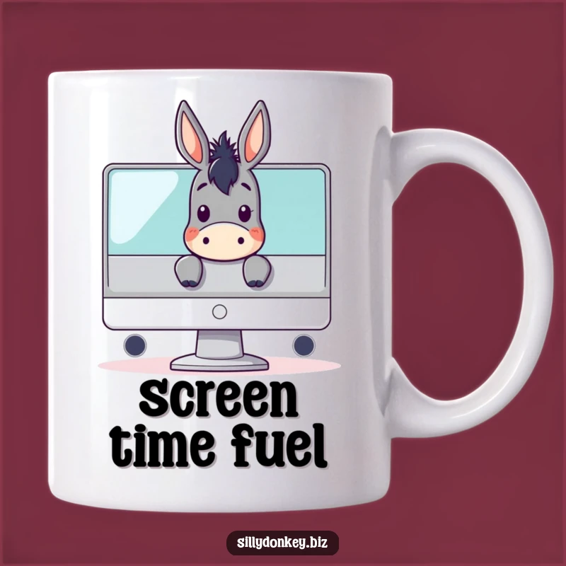 Funny Gamer Donkey Mug: Peek into Your Gaming World with Humor