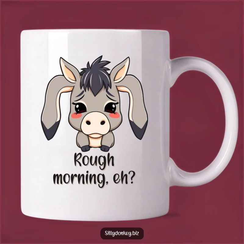 Funny Kawaii Donkey Mug: Embrace Your Inner Grump with Humor