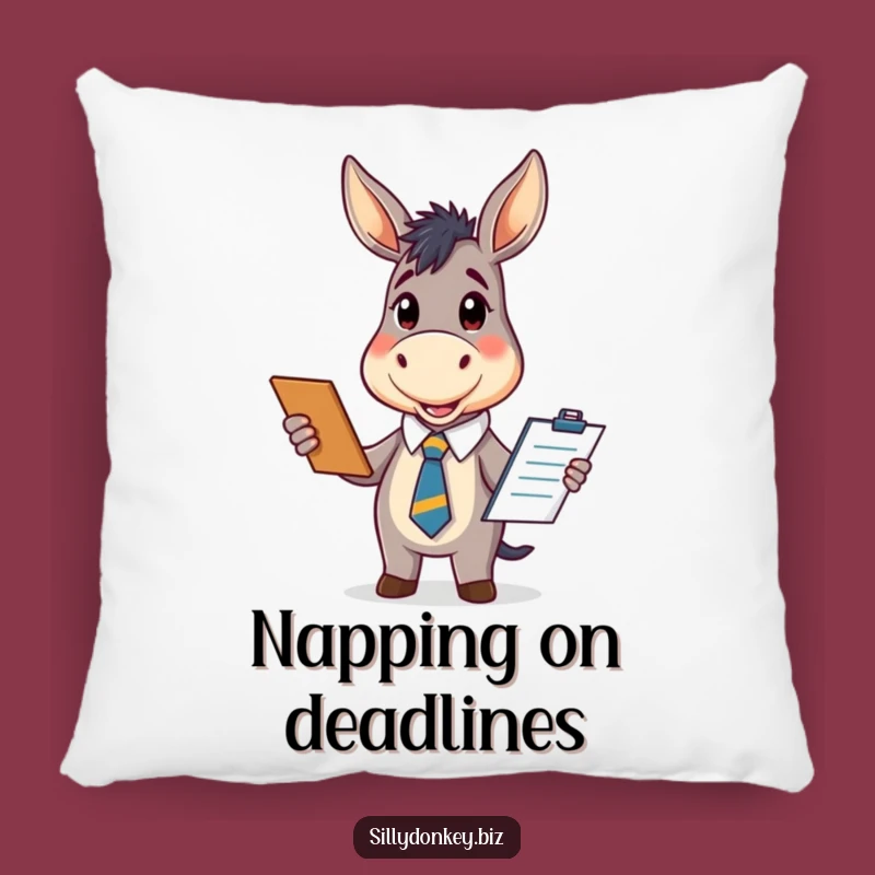 Funny Kawaii Donkey Pillow: Cozy Comfort with a Funny, Office Buddy Touch