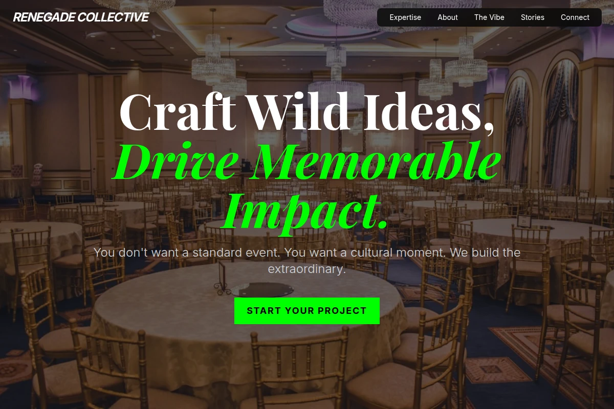 Radical Event Planning