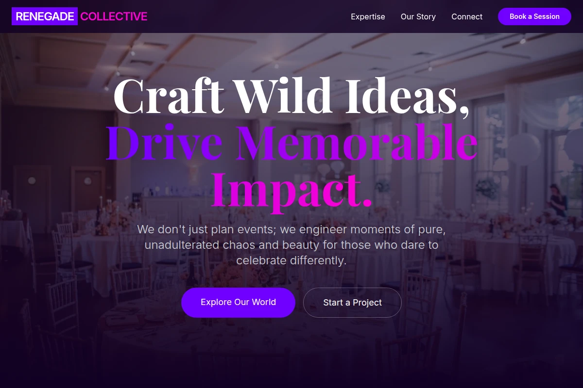 Radical Event Planning