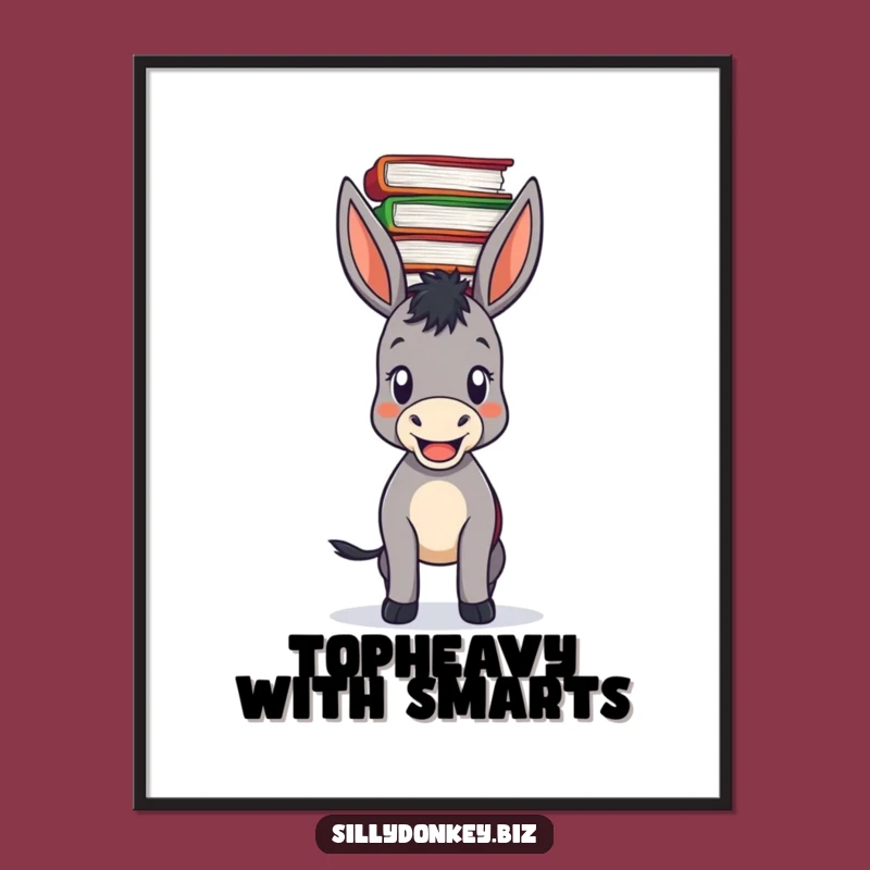 Funny Donkey File Digital Print: Instant Humor for Your Walls