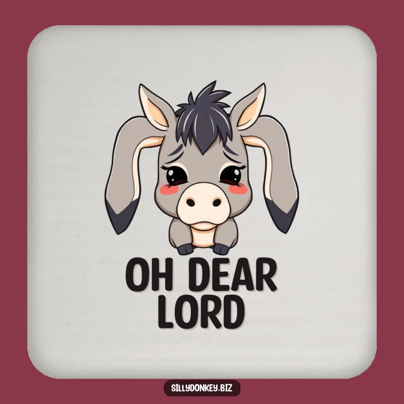 Funny Kawaii Donkey Coasters: Protect Your Surfaces with Mock Despair