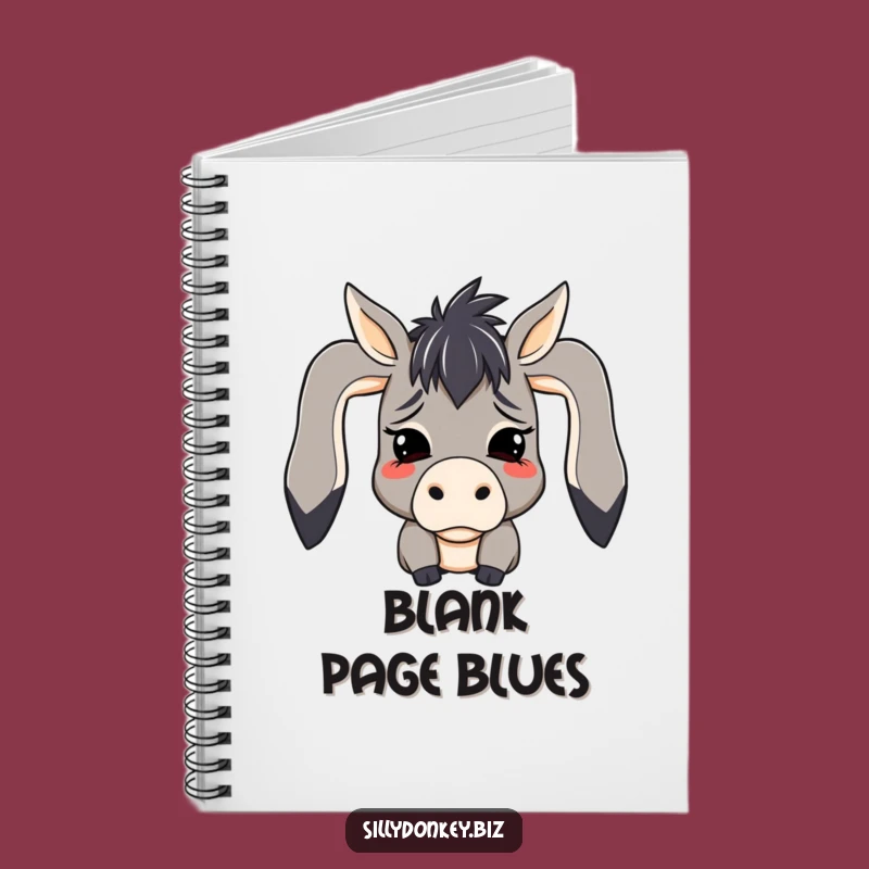 Funny Kawaii Donkey Notebook: Jot Down Your Gloomy Thoughts (with a Smile)