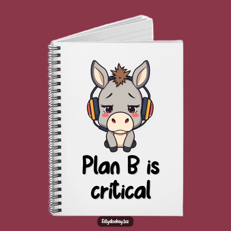 Funny Stressed Donkey Notebook: Determined Kawaii Journal for Humorous Note-Taking Gift
